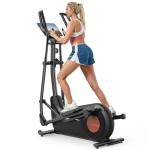 MERACH Elliptical Machine, Elliptical Exercise Machine for Home Self-Powered with Hyper-Quiet Magnetic Drive, Elliptical Training Machines with 16.5IN-18.5IN Stride, Smart Automatic Resistance