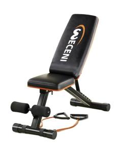 WECENI Adjustable Weight Bench,Adjustable weight bench, Multi-Functional Foldable workout Bench Press with 660 LBS Capacity, Strength Training Equipment gym for Home, Full heavy duty fitness bench gym at home.