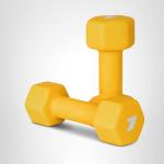 CAP Barbell Neoprene Dumbbell Weights, 7 lb Pair, Tuscan Gold