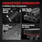 RITFIT Adjustable Weight Bench with Multiple Back Positions for Full Body Workouts, Incline, Decline, and Flat Settings for Home Gym Strength Training, 1300LB Capacity