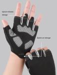 INOGIH Half-Finger Workout Gloves for Men and Women - Anti Slip Exercise Gloves for Weight Lifting, Cycling, Gym, Training
