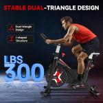 Exercise Bike, WENOKER Stationary Bike for Home, Indoor Bike with Whisper Quiet, Heavy Flywheel and Upgraded Digital Display