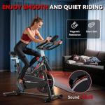 Exercise Bike, WENOKER Stationary Bike for Home, Indoor Bike with Whisper Quiet, Heavy Flywheel and Upgraded Digital Display