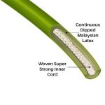 Bodylastics Stackable Resistance Band with Patented Snap Reduction Tech - Single Purple Exercise Band, Heavy Duty Malaysian Latex, Iron Clips, 23lb to 90lb (Max)