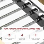 Casaphoria 78'' Pilates Equipment Set, Portable Pilates Reformer with Dual Resistance, Foldable Pilates Machine for Home Use, Supports Up to 330 lbs(Beige)