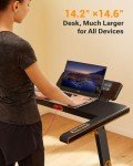 UREVO Portable Folding Treadmill with Adjustable Display
