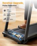 UREVO Portable Folding Treadmill with Adjustable Display