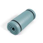 Tone Fitness Premium Extra Thick 1-Inch High Density Exercise Mat with Carry Strap – Non-Slip Workout, Pilates, and Yoga Mat for Home Gym - Color Teal - Diamond Pattern