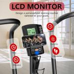 Exercise Bike, Wenoker Air Bike Stationary Bike for Home, Air Resistance Bluetooth Fan Bike Assault Bike with Dual Action Handlebars, APP Connection Customizable Monitor