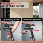 Exercise Bike, Wenoker Air Bike Stationary Bike for Home, Air Resistance Bluetooth Fan Bike Assault Bike with Dual Action Handlebars, APP Connection Customizable Monitor