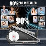 Youngfit Foldable Elliptical Machine with LCD Monitor