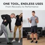 THERABAND Latex Resistance Tubing, Green, Heavy, Level 3, 100 ft Roll, Professional Grade Resistance Band for Exercise, Upper and Lower Body Workouts, Cut-to-Length, Color-Coded Levels