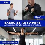 THERABAND Latex Resistance Tubing, Green, Heavy, Level 3, 100 ft Roll, Professional Grade Resistance Band for Exercise, Upper and Lower Body Workouts, Cut-to-Length, Color-Coded Levels