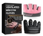 FITNESS FORCE Workout Gloves for Men & Women Partial Weight Lifting Non-Slip Gym Gloves, Lifting Grip for Calluses Guard Fingerless Exercise Gloves with Full Palm Protection