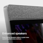 Peloton Exercise Cross Training Bike, Indoor Stationary Spin Bike for Home Workouts, Space-Friendly Exercise Equipment for Cardio and strength Workout & Indoor Cycling