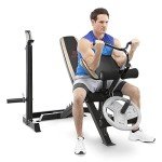 Marcy Adjustable Weight Bench with Squat Rack
