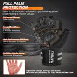 SIMARI Workout Gym Gloves for Men Women, Weight Lifting Gloves with Wrist Wrap Support, SBR Pad Grip for Full Palm Protection, for Exercise, Fitness, Dumbbells, Barbell, Climbing, Fingerless