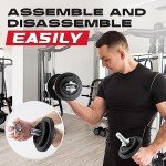 Yes4All 22.7 KG Adjustable Cast Iron Dumbbells