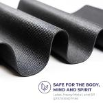 Sunshine Yoga Voyage Yoga Mat, 6 Pack, 72" x 24" Professional Studio and Gym Bulk Yoga Mats, 5mm Thick, Durable, Anti-Tear, Non Slip Fitness and Exercise Mats, Black