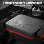 PASYOU Adjustable Weight Bench 660LBS, Foldable Incline Decline Bench for Home Gym, Dumbbell Exercise Bench for Full Body Workout, Compact Flat Workout Bench for Small Spaces Strength Training, Grey