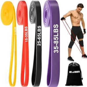 Resistance Bands, Pull Up Assistance for Men/Women, Exercise Bands, Workout Bands for Body Stretching, Physical Therapy, Muscle Training