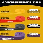 Resistance Bands, Pull Up Assistance for Men/Women, Exercise Bands, Workout Bands for Body Stretching, Physical Therapy, Muscle Training