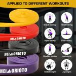Resistance Bands, Pull Up Assistance for Men/Women, Exercise Bands, Workout Bands for Body Stretching, Physical Therapy, Muscle Training