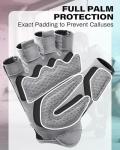 VINSGUIR Workout Gloves for Women and Men, Breathable Weight Lifting Gloves for Gym Exercise, Fitness, Training, and Cycling, with Excellent Grip and Cushion Pads
