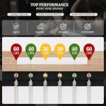 Pilates Reformer 92" Wooden Foldable Reformer Pilates Machine with Springs Pilates Equipment with Jump Board Box 6 Springs for Home Workouts Gym for All Level Users Up to 500 LBS