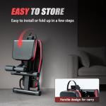 2026 Adjustable Weight Bench - 1000LBS Foldable Bench Press Workout Bench for Home Gym, Roman Chair & Incline Decline Flat Sit Up, Heavy Duty Full Body Dumbbell Fitness Bench