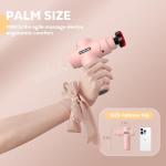 AERLANG Mothers Day Gifts for Mom Massage Gun with Heat Mini Massager Muscle Massager Back Massager for Pain Relief Deep Tissue Body Massager Handheld Massager with a Carrying Case Pink