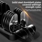 Moveta Adjustable Dumbbells Set of 2，Free Weights Dumbbells Set，Adjustable Dumbbell Set，52.5 lbs pair 105 lbs，15 in 1，for Men/Women Gym Equipment for Home Strength Training Equipment