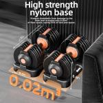 Moveta Adjustable Dumbbells Set of 2，Free Weights Dumbbells Set，Adjustable Dumbbell Set，52.5 lbs pair 105 lbs，15 in 1，for Men/Women Gym Equipment for Home Strength Training Equipment