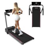 Walden Sports Folding Electric Treadmill with Handle - Portable Running Machine LCD Screen - 6.2mp/h Adjustable Speed (1)