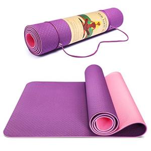 TWING Extra-Wide Yoga Mat, Upgraded 2021 Non-Slip Yoga Mat, Workout Mat for Yoga, Pilates and Exercises Extra Wide Exercise Mat 72"x 24" Thickness