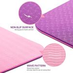 TWING Extra-Wide Yoga Mat, Upgraded 2021 Non-Slip Yoga Mat, Workout Mat for Yoga, Pilates and Exercises Extra Wide Exercise Mat 72"x 24" Thickness