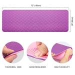 TWING Extra-Wide Yoga Mat, Upgraded 2021 Non-Slip Yoga Mat, Workout Mat for Yoga, Pilates and Exercises Extra Wide Exercise Mat 72"x 24" Thickness