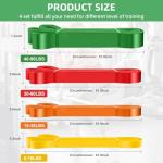 Resistance Bands,Exercise Bands,Resistance Bands for Working Out,Pull Up Bands, Workout Equipment,Workout Bands for Men Women,Stretch Bands for Home Exercise,Physical Therapy