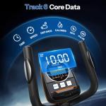 Niceday Elliptical Exercise Machine, Elliptical Machine for Home, Magnetic Elliptical Trainer with 19IN Stride, 16 Resistance Levels, 400LBS Loading Capacity, Support Kinomap APP Brown