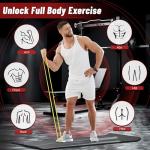 Resistance Bands for Working Out, 4-Level Pull Up Assistance Bands, Exercise Bands for Women & Men, Stretch Workout Bands for Full-Body Training, Fitness, Physical Therapy, Pull Up Bands at Home, Gym
