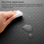 Wimwum Extra Wide Yoga Mat 72"x 32" - Non Slip TPE Exercise Mat for Home Workout, 6mm High-Density Large Yoga Mat for Men & Women, Eco Friendly Pilates & Fitness Floor Mat with Carry Strap, Black