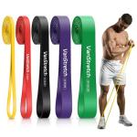 Vanstretch Resistance Bands for Working Out,5-Level Elastic Pull Up Assistance Bands Set for Men & Women,Exercise Bands for Home Workouts,Fitness,Training & Physical Therapy