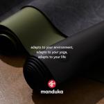 Manduka GRP Adapt Yoga Mat 71" - 5mm | Ultimate Grip | Sweat Ready for Any Style of Yoga | 71 x 24 inches | Jet Black