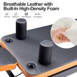 Pilates Reformer,Dpiolrcag Foldable Pilates Machine & Equipment for Home Use and Gym Workout with Jump Board, Suitable for Advanced and Beginners Users, Up to 250 lbs Weight Capacity