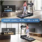 Treadmill with Incline, FUNMILY 3.5HP Heavy Duty Folding Treadmill for Home, 350 lb Capacity Walking Running Machine with Smart Fitness Tracking, 12 Preset Programs, LCD Display, 2 Control Methods