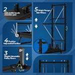 BIOCOR MAX3.0 Foldable 93" Pilates Reformer with Tower, Pilates Machine with Attachable Tower, Pilates Ring & Yoga Bands, Jumpboard, Dual Resistance Springs, Reformers for Home Workout, up to 800 lbs