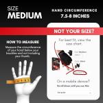 PhysFlex Workout Gloves for Men & Women - Weight Lifting & Gym Gloves with Enhanced Grip, Wrist Support & Palm Protection - Fitness, Training, Crossfit, Cycling & Exercise