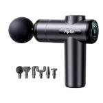 Aptin Portable Deep Tissue Muscle Massage Gun – 99-Speed Handheld Percussion Massager with LCD Display, Quiet Motor, 6 Heads & Carrying Case – Rechargeable Body Relaxation Tool for Active Lifestyles