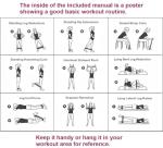 BodyForge Resistance Bands for Working Out for Women Men for Exercise Bands Resistance Bands for Legs Bands for Working Out Hip Thigh Glute Bands with Instruction Guide and Carry Bag, Set of 5