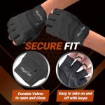 PhysFlex Workout Gloves for Men & Women - Weight Lifting & Gym Gloves with Enhanced Grip, Wrist Support & Palm Protection - Fitness, Training, Crossfit, Cycling & Exercise